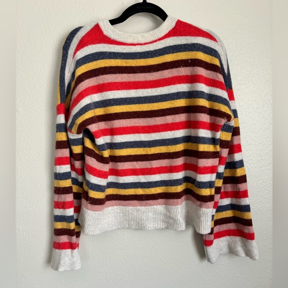 Madewell Cardiff Striped Crewneck Sweater M - Picture 3 of 8
